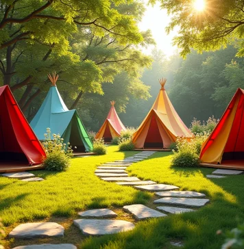 Les maisonnettes et tentes de jeu : un refuge d’imagination