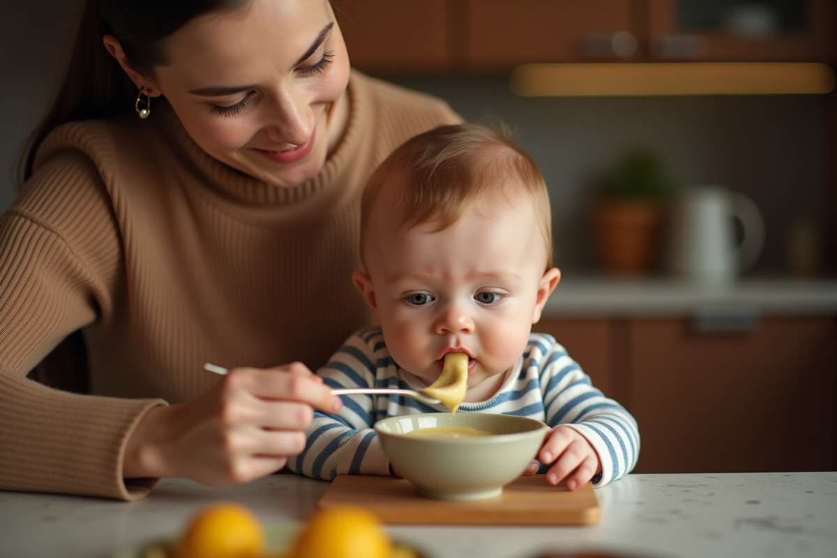 bébé repas